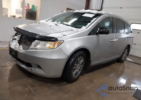 2012 Honda Odyssey Ex-L from USA, damaged, VIN 5FNRL5H65CB027107
